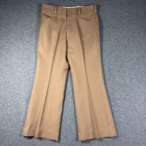 Vintage Levi's Panatela Bell bottom Pants Mens Size 32 27" Inseam Brown